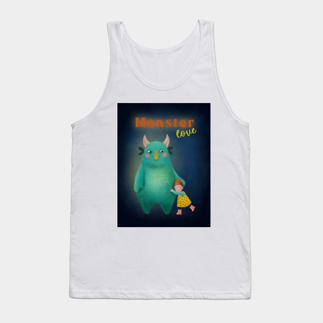 Monster Love Tank Top by LoneJensen